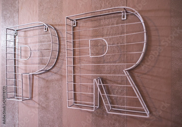 Fototapeta Public Relations concept with 3D letters