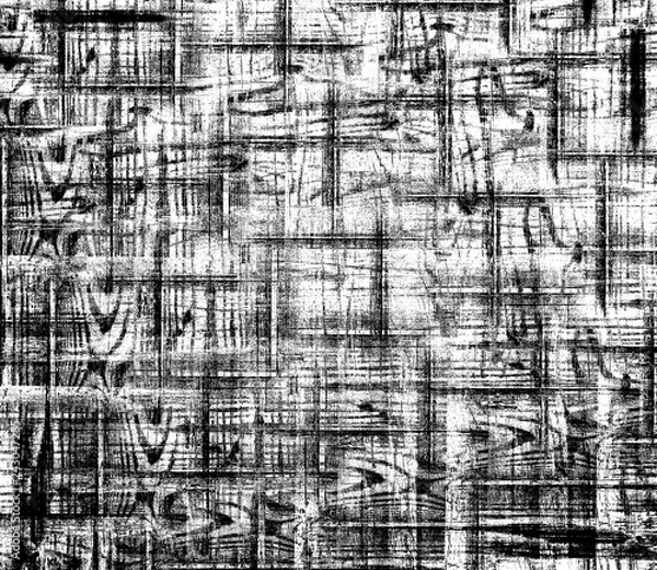 Fototapeta Black and white grunge texture. Overlay pattern with weathered pattern