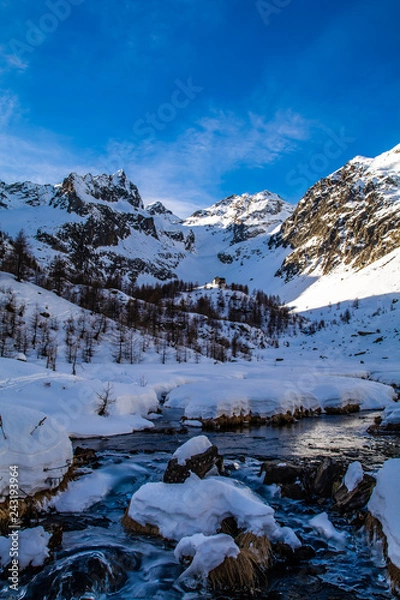 Fototapeta Rifugio Migliorero - Cuneo - Piemonte - Valle Stura