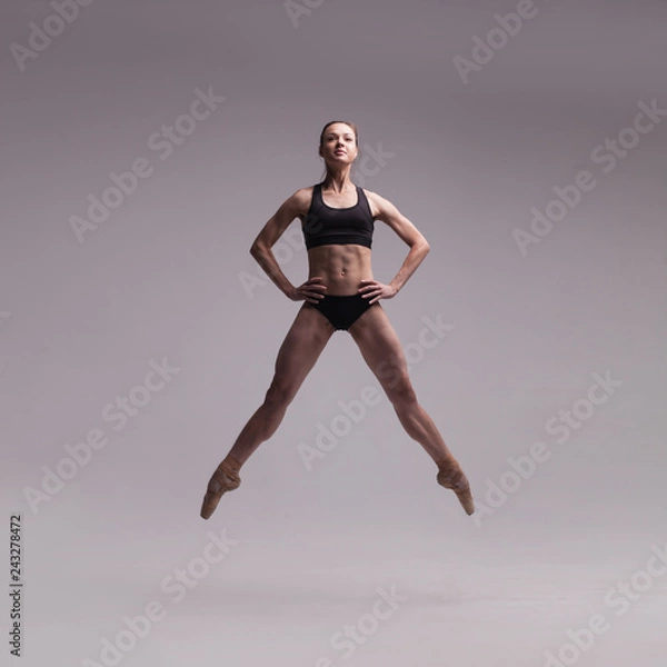 Obraz beautiful ballet dancer isolated