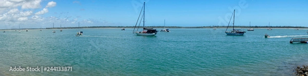 Fototapeta Burrum Heads Queensland panarama view of the ocean