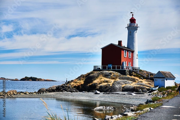 Fototapeta White lighthouse