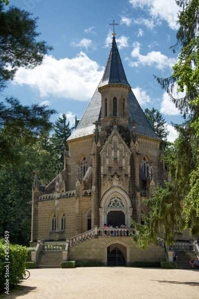 Fototapeta The Tomb of the House of Schwarzenberg is one of the most architecturally remarkable heritage buildings to be visited in South Bohemia. The tomb is located near Třeboň.