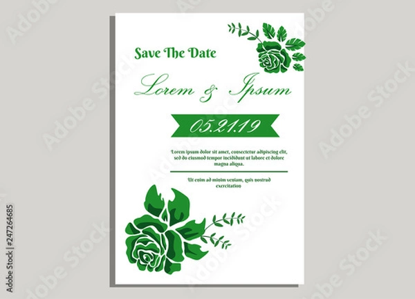 Fototapeta weeding invitation 10