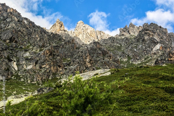 Fototapeta Tour de Mont Blanc. Szwajcaria, Alpy, Europa