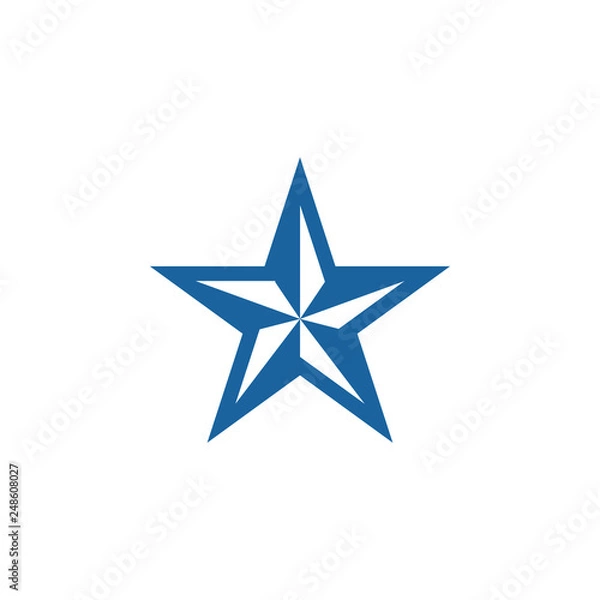 Fototapeta Star logo vector