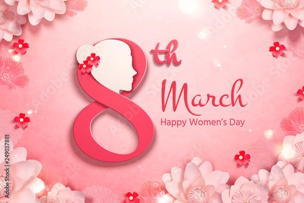 Fototapeta Happy women's day design