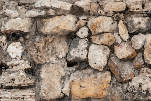 Fototapeta background of different stones