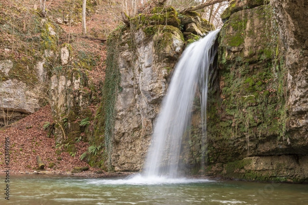 Obraz Wasserfall am See