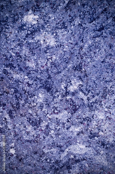 Obraz grey-blue granite stone background with vignette. architecture, texture.