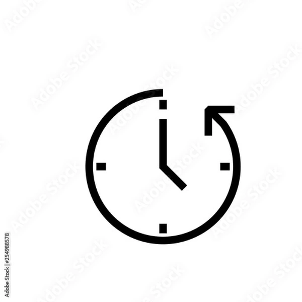 Fototapeta Watch icon. Sport timer sign