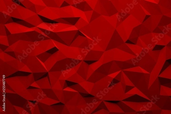 Fototapeta Abstract triangle Low Polygon background wallpaper texture	