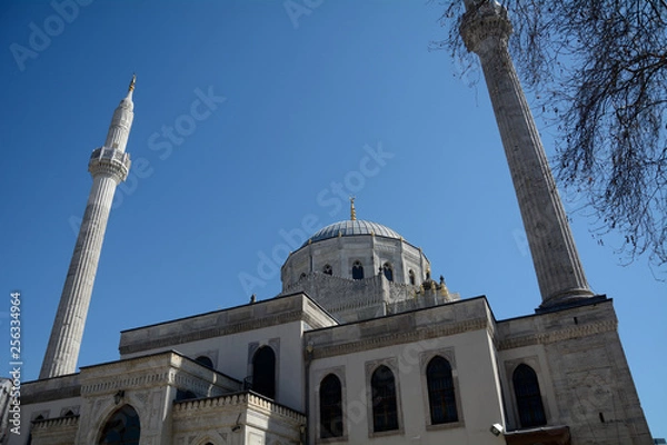 Fototapeta The Pertevniyal Valide Mosque, Istanbul, Turkey