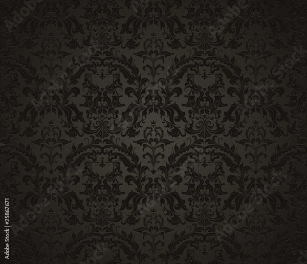 Fototapeta Wallpaper Pattern Black