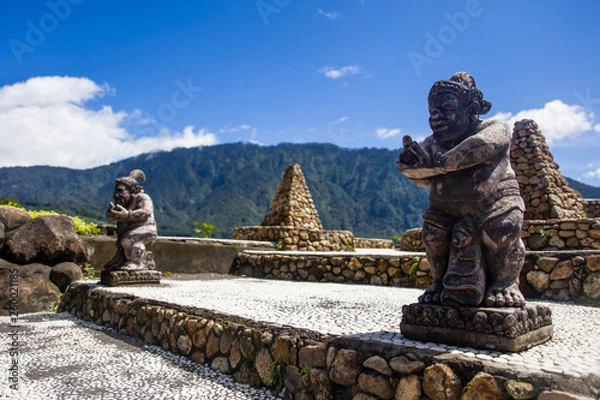 Fototapeta Ulun Danu Beratan Temple in Bali, Indonesia