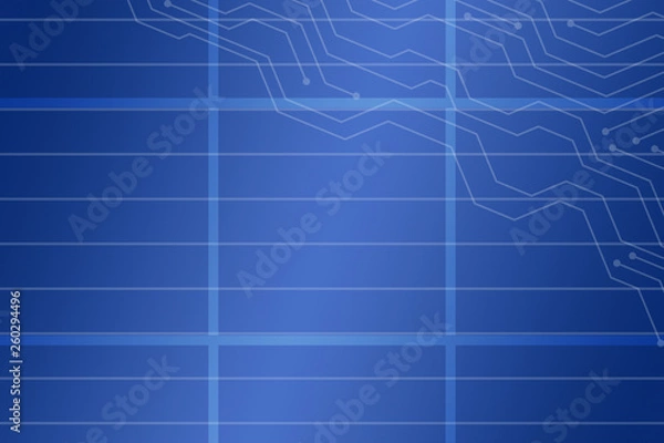 Fototapeta abstract, blue, design, wave, illustration, lines, wallpaper, line, light, pattern, waves, digital, backdrop, texture, curve, technology, art, graphic, artistic, color, motion, wavy, backgrounds