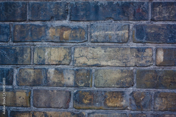 Fototapeta  brick laying on the old building, background, wall