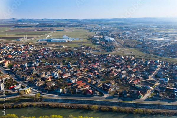 Fototapeta Turda aerial view