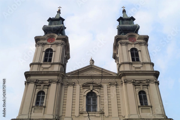 Fototapeta Kathedrale St. Teresa von Ávila in Subotica - Serbien