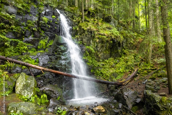 Fototapeta Zweribach waterfalls south Germany