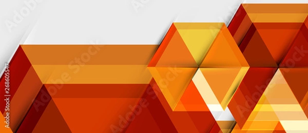 Fototapeta Hexagon abstract background, geometrical modern template