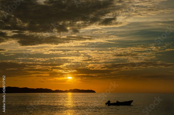 Fototapeta paisaje atardecer