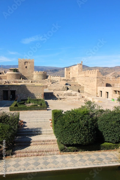 Fototapeta Alcazaba de Almería, Andalucía, España