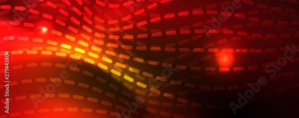 Fototapeta Shiny neon lines techno magic futuristic background, magic energy space light concept, abstract background wallpaper design