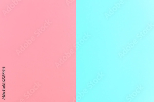 Fototapeta Blue and pink paper background