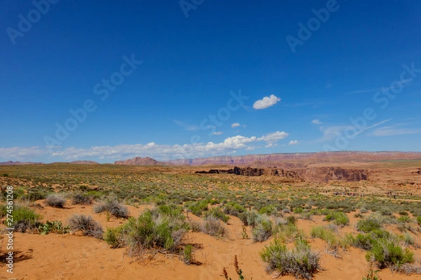 Fototapeta Beautiful landscape around the famous Horseshoe Bend