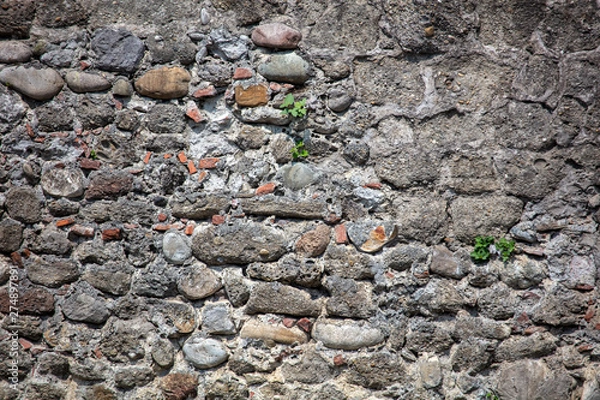 Fototapeta Old wall of stone as an abstract background