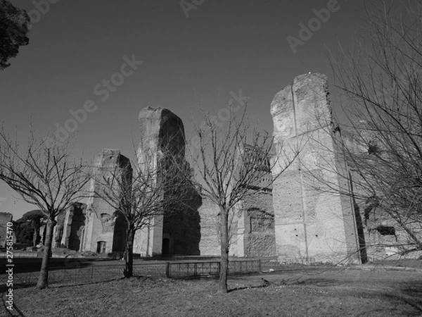 Obraz Terme di Caracalla Baths Rome Roman Antiquity