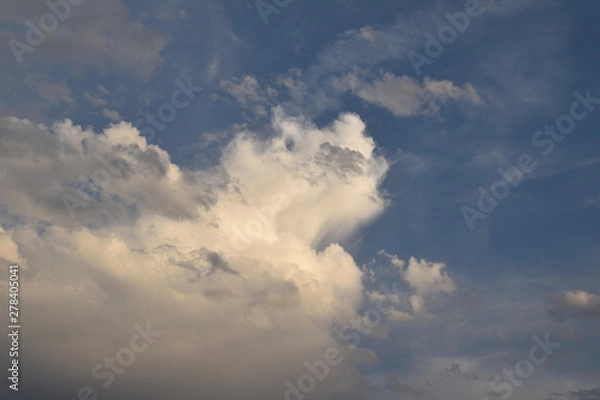 Fototapeta blue sky with cloud background