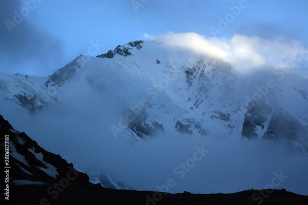 Fototapeta Caucasus. Genaldon gorge. Mount Dzhimaraihoh.