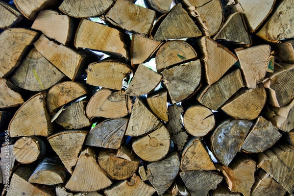 Fototapeta Firewood in households