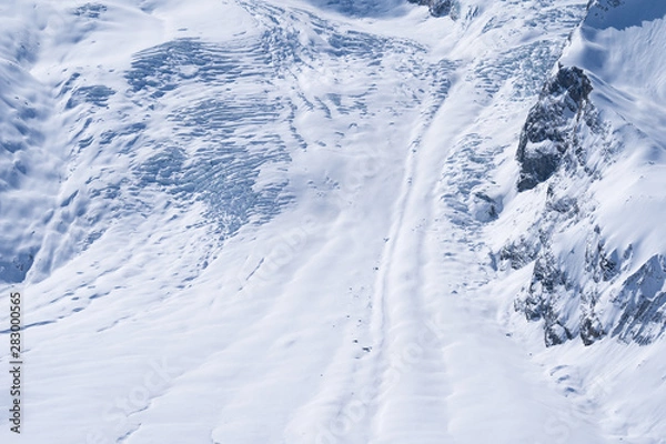 Fototapeta snow mountain peak in Zermatt Switzerland