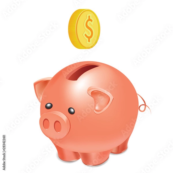 Fototapeta Piggy bank