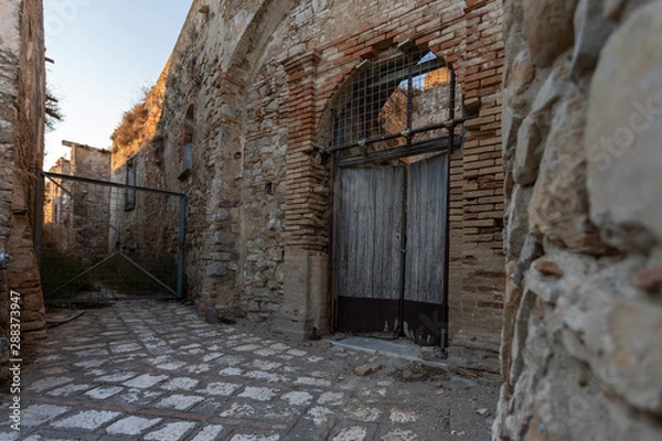 Fototapeta The abandoned village of Craco, Basilicata region, Italy