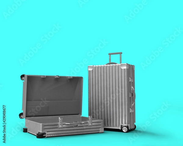 Fototapeta Aluminum Luggage, SuitCase