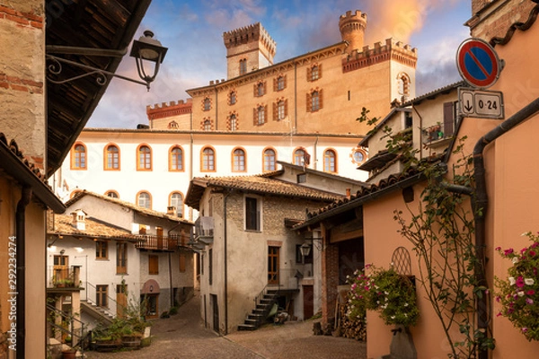 Fototapeta Barolo village in Italy