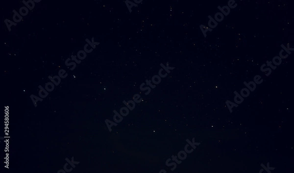 Fototapeta sightly fuzzy star sky night scenic background long exposure astronomy photography 