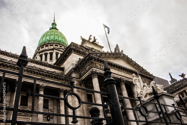 Fototapeta Congress Palace in Buenos Aires, Argentina