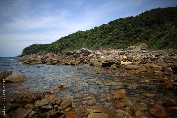 Fototapeta Praia das Galhetas - Ponta Negra - Paraty - RJ