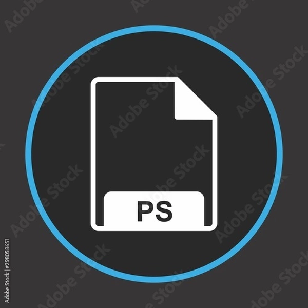 Obraz PS Icon For Your Design,websites and projects.