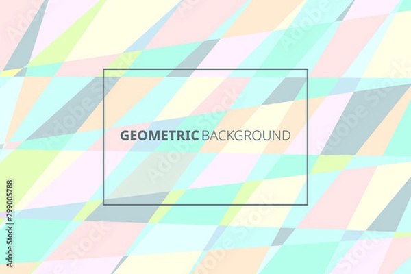 Obraz Colorful geometric background. Eps10 vector.