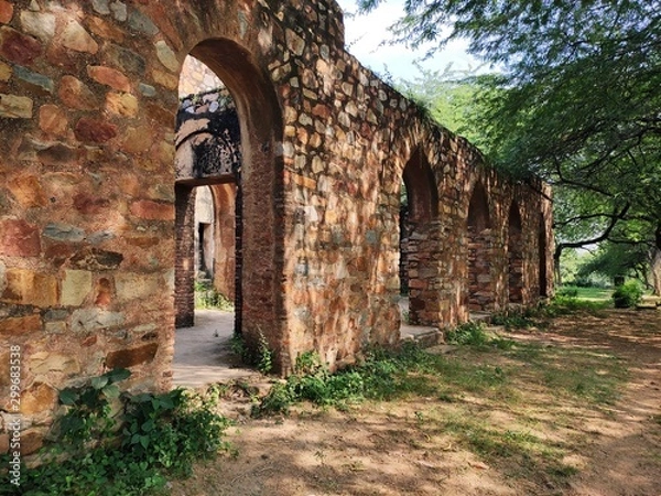 Fototapeta ruins of old church