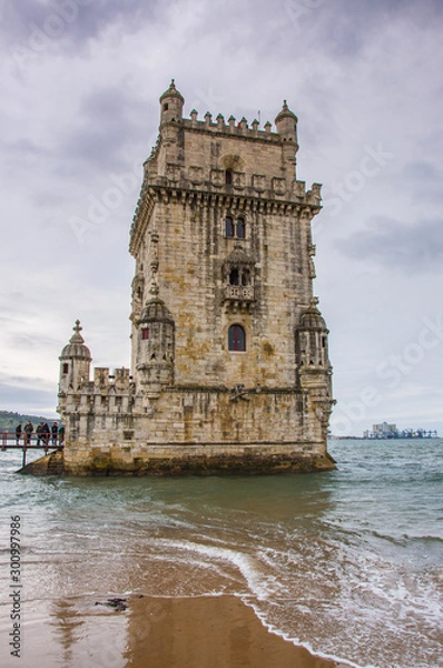 Fototapeta Belem Tower, 16th-century fortification located in Lisbon