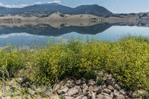 Fototapeta Eagle Nest lake in New Mexico.