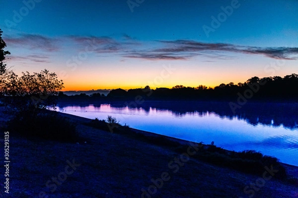 Fototapeta Ehemntsklinge bei Sonnenaufgang