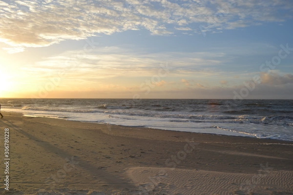 Obraz Meereswellen, Himmel, onne und Wolken, Schatten und Licht